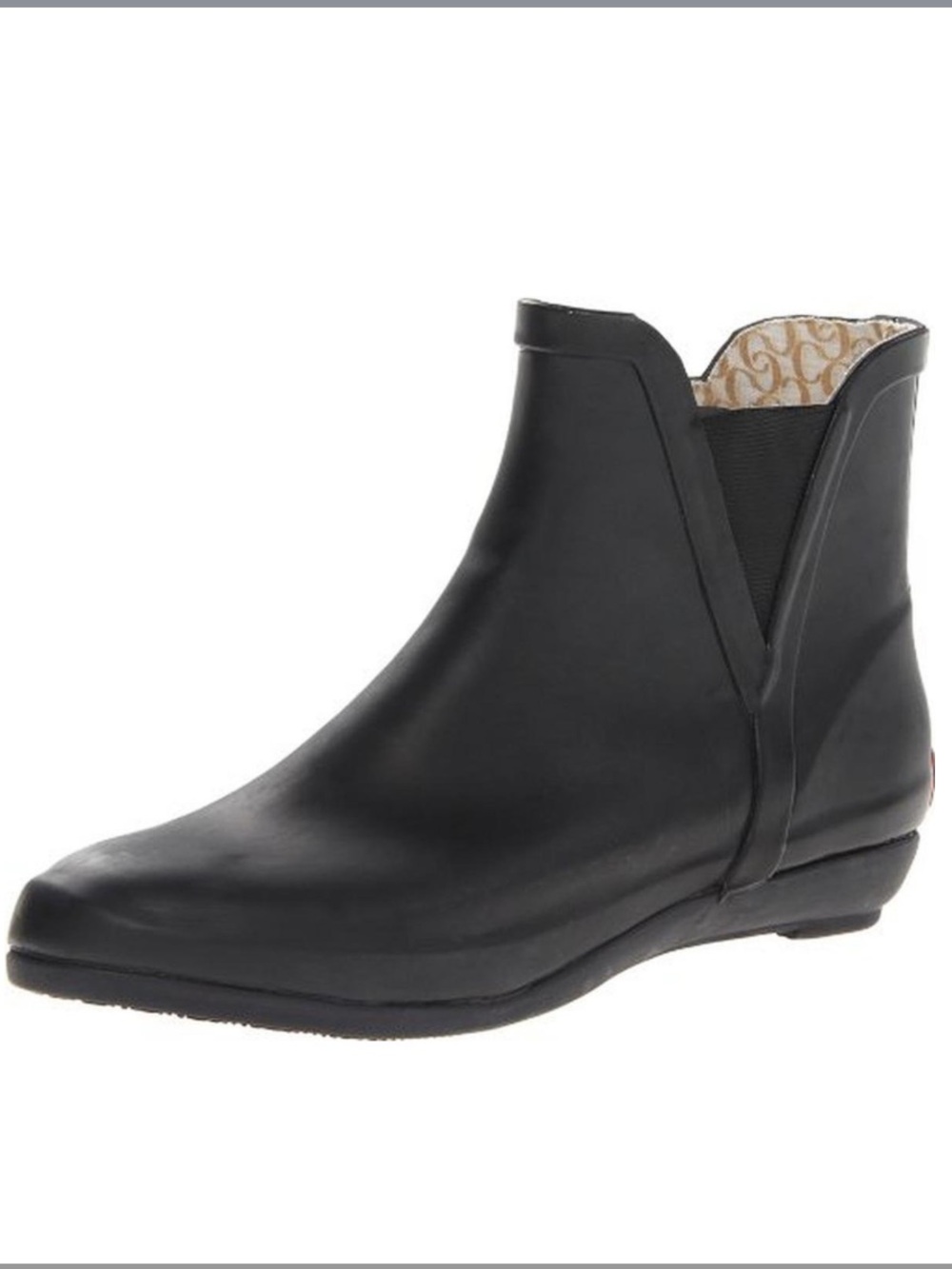 Chooka Womens V-Gore Rubber Wedge Rain Boots